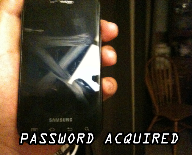 Password acquired #epicfail